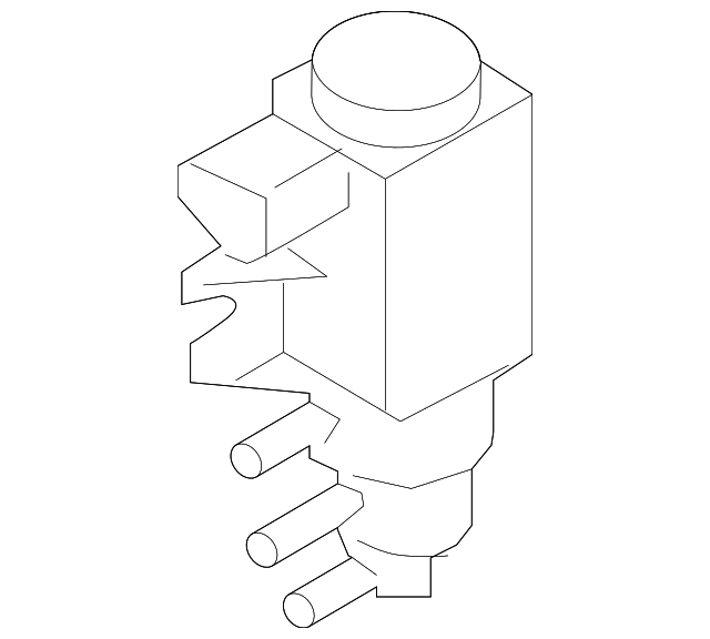 Клапан тиску вакуумної системи 1K0906627G VAG