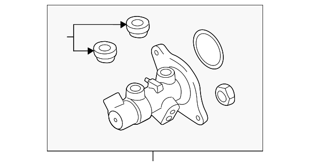 Головний гальмівний циліндр 1K1614019L VAG
