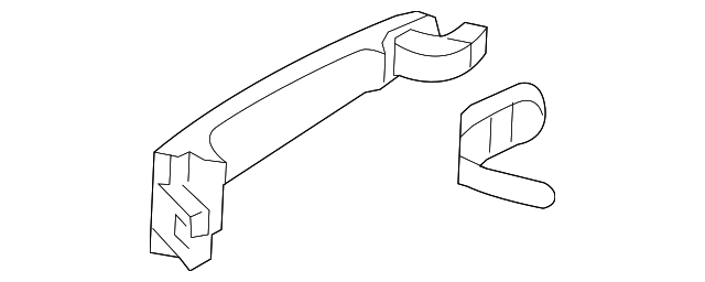 Зовнішня ручка дверей 1K5837205GRU VAG