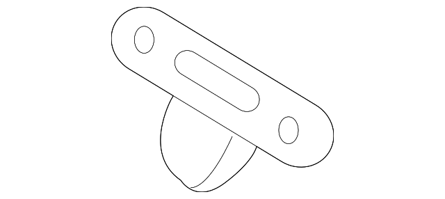 Кронштейн, глушник 357253144F VAG
