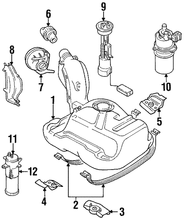 Вузол подачі палива 3A5919051N VAG