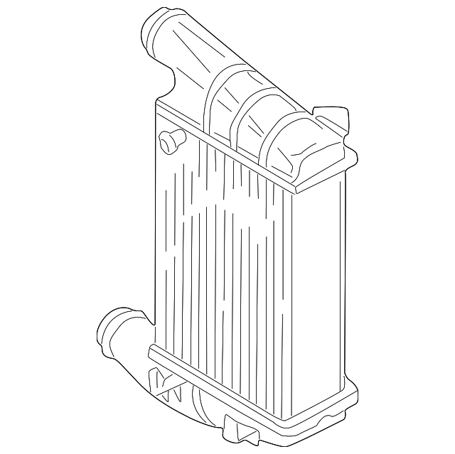 Радіатор інтеркуллера 3B0145805H VAG