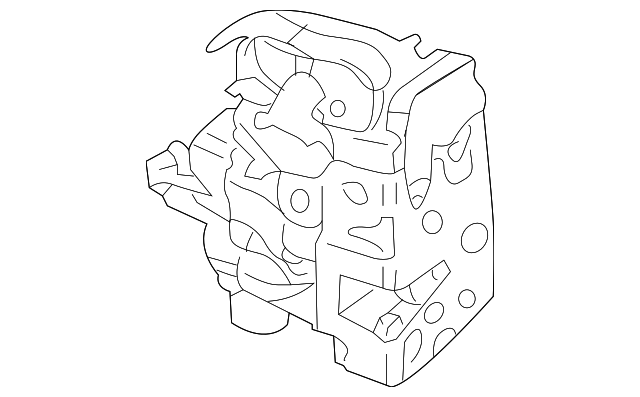 Дверний замок 3D1837015AD VAG