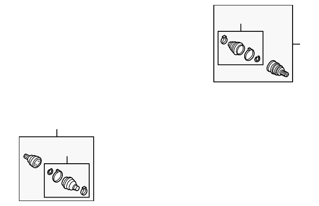 Комплект шарнірів, приводний вал 3Q0498099A VAG