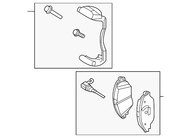 Скоба супорта гальм 3Q0615125 VAG