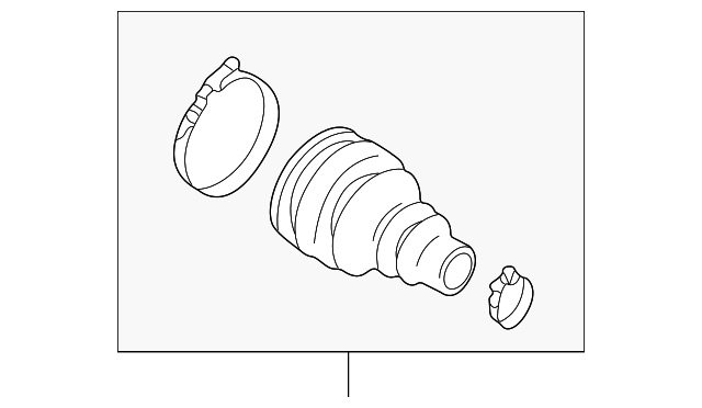Комплект пилозахисний, приводний вал 443498201B VAG