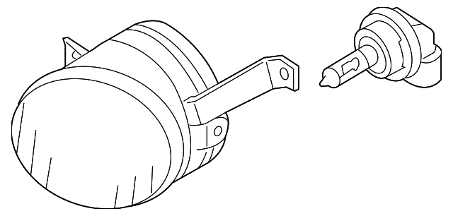 Фара протитуманна ліва 5K0941699F VAG