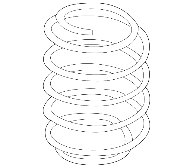 Ресора ходової частини 5Q0511121AG VAG