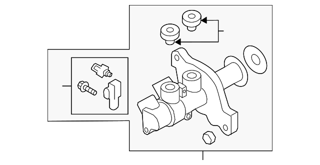 Головний гальмівний циліндр 5Q1614019ADREP VAG