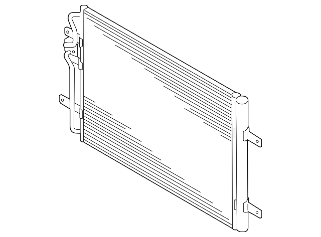 Конденсатор, система кондиціонування повітря 5QE816411K VAG