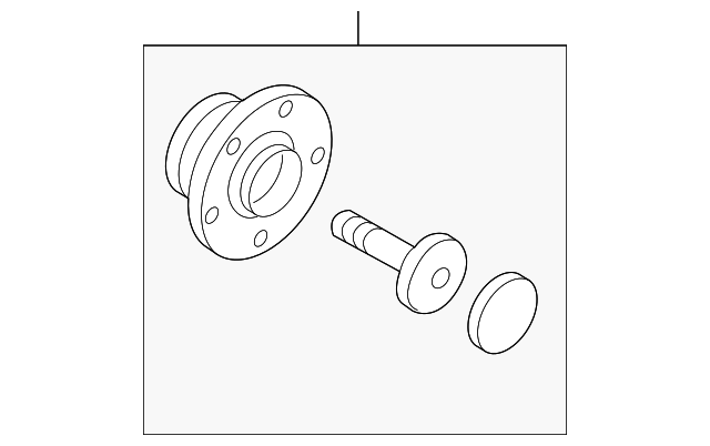 Комплект колісних підшипників 5QM598611 VAG