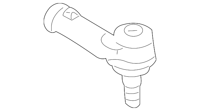 Наконечник, поперечна кермова тяга 701419812A VAG