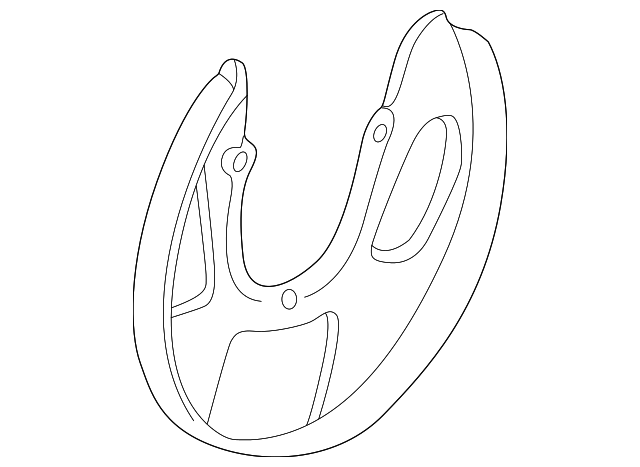 Відбивач, гальмівний диск 7D0615611B VAG