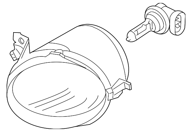Фара галогенова протитуманна 7L5941699D VAG