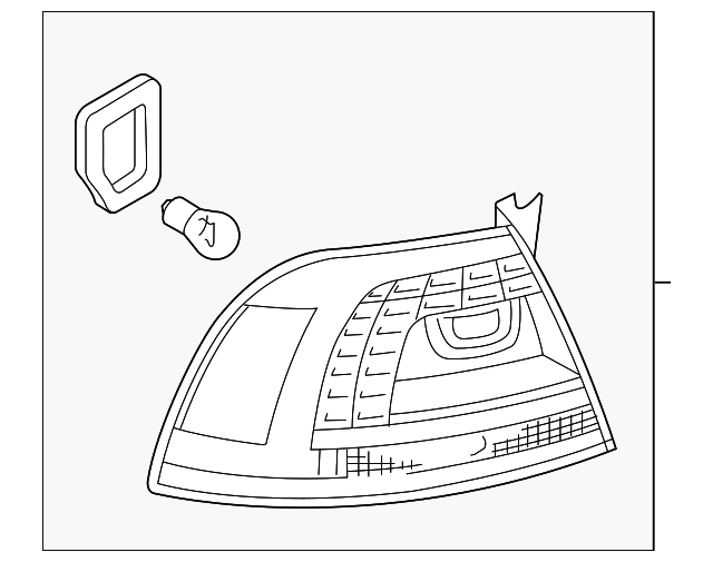 Ліхтар 7P6945207 VAG