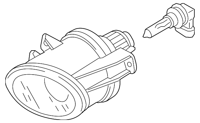Протитуманна фара 8T0941699 VAG
