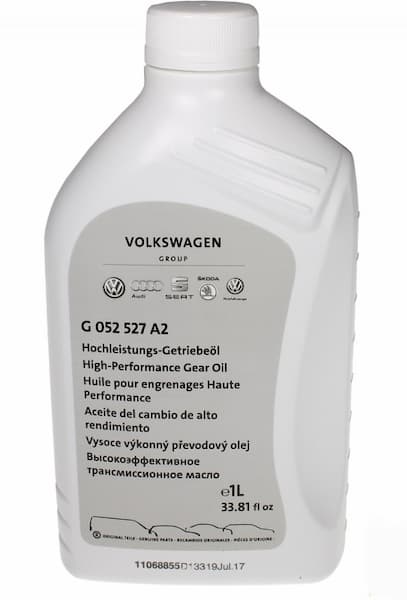 Олива трансмісійна vag manual transmission fluid 1 л G052527A2 VAG