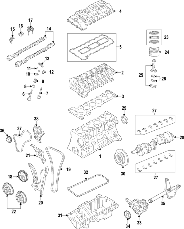 Підшипник колінчатого вала 11217637069 BMW