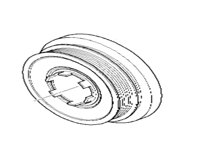 Шків, колінчатий вал 11237805696 BMW