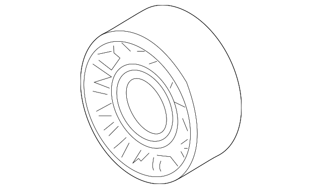 Відвідний/напрямний ролик, поліклиновий ремінь 11287500560 BMW