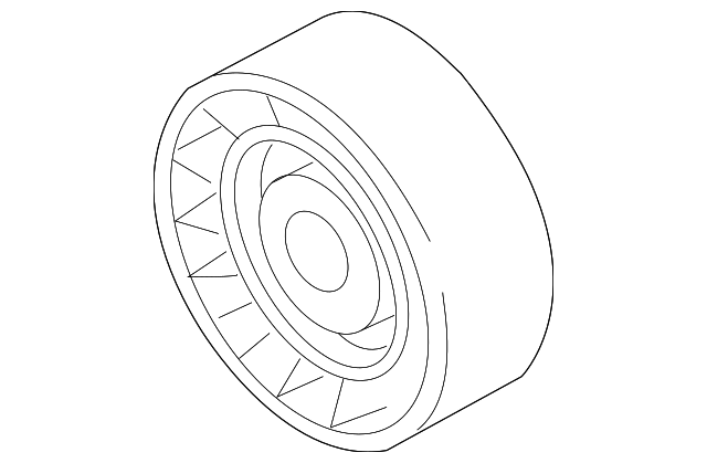 Відвідний/напрямний ролик, поліклиновий ремінь 11287790448 BMW