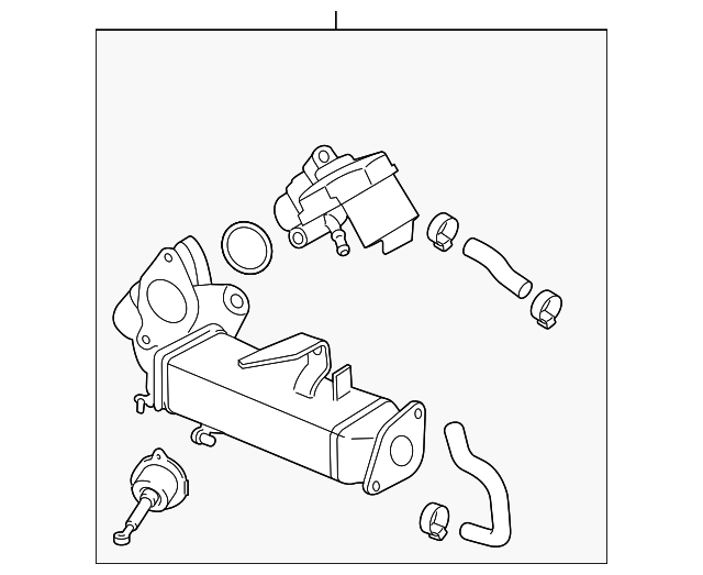 Клапан системи рециркуляції вг 11717823210 BMW