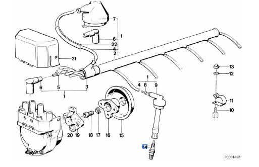 Свічка запалювання 12129061882 BMW