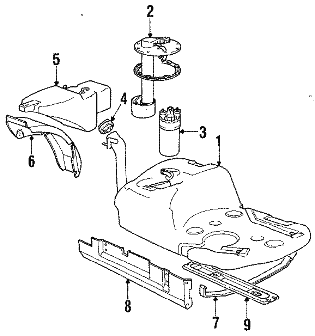 Паливний насос 16141181354 BMW