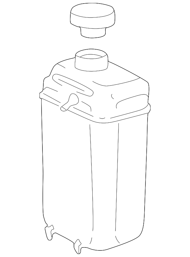 Розширювальний бачок, охолоджувальна рідина 17111741167 BMW