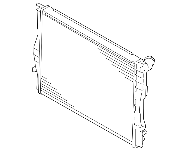 Радіатор, система охолодження двигуна 17117547059 BMW