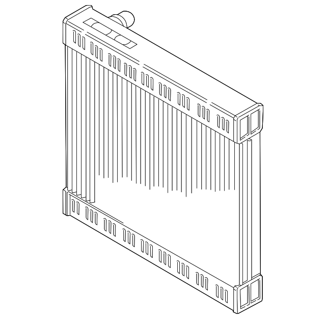 Радіатор, система охолодження двигуна 17118743663 BMW