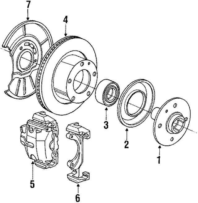 Комплект колісних підшипників 31211132284 BMW