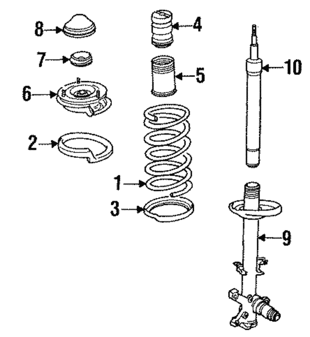 Ресора ходової частини 31331133338 BMW