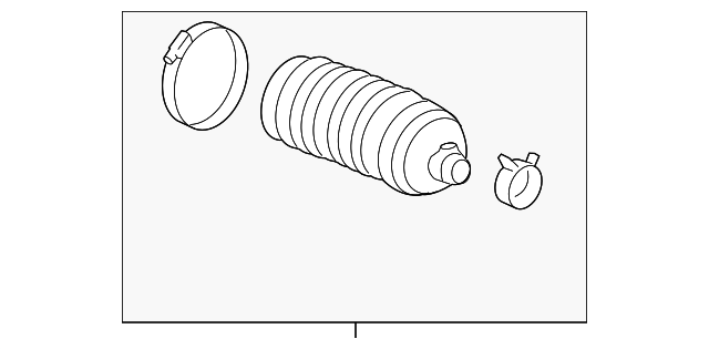 Гофрований кожух, механізм рульового керування 32106854893 BMW