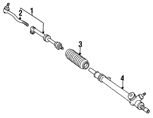 Комплект ущільнень, рульовий механізм 32131701162 BMW