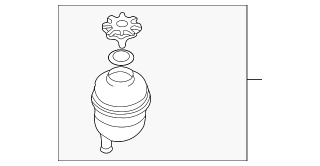 Бачок оливи гп e60/e84 32416851217 BMW