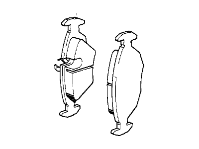 Колодки тормозные дисковые комплект bmw 34111162535 34111162535 BMW