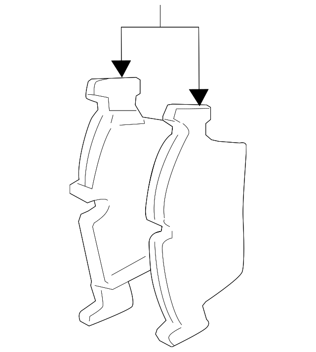 Комплект гальмівних накладок, дискове гальмо 34116797859 BMW