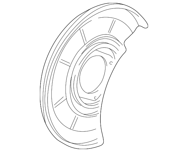 Відбивач, гальмівний диск 34211162773 BMW