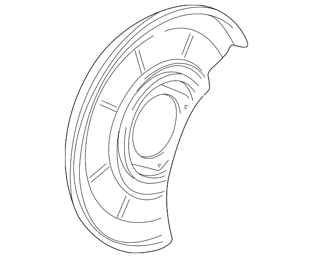 Відбивач, гальмівний диск 34211162775 BMW