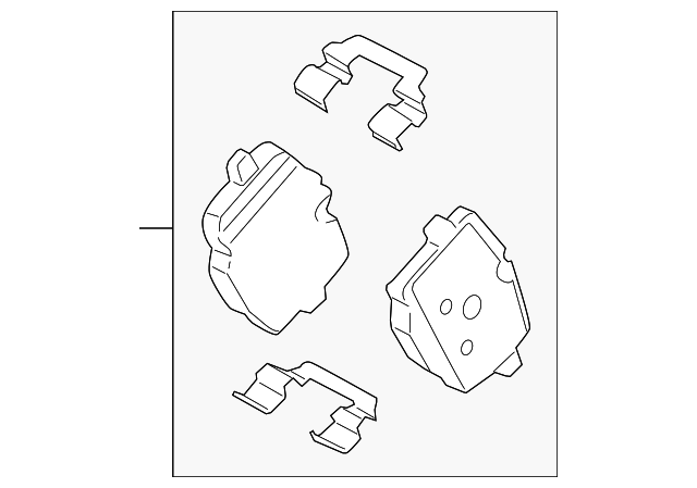 Комплект гальмівних накладок, дискове гальмо 34212284390 BMW
