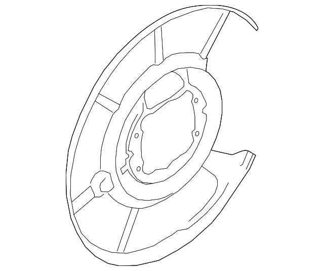Відбивач, гальмівний диск 34216760854 BMW