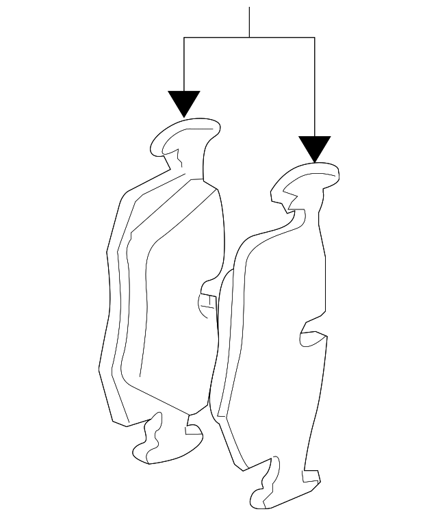 Комплект гальмівних накладок, дискове гальмо 34216761253 BMW