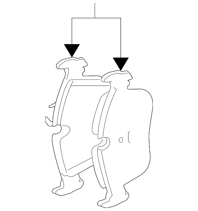 Комплект гальмівних накладок, дискове гальмо 34216769105 BMW