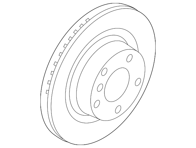 Диск гальмiвний зд e90 34216855007 BMW