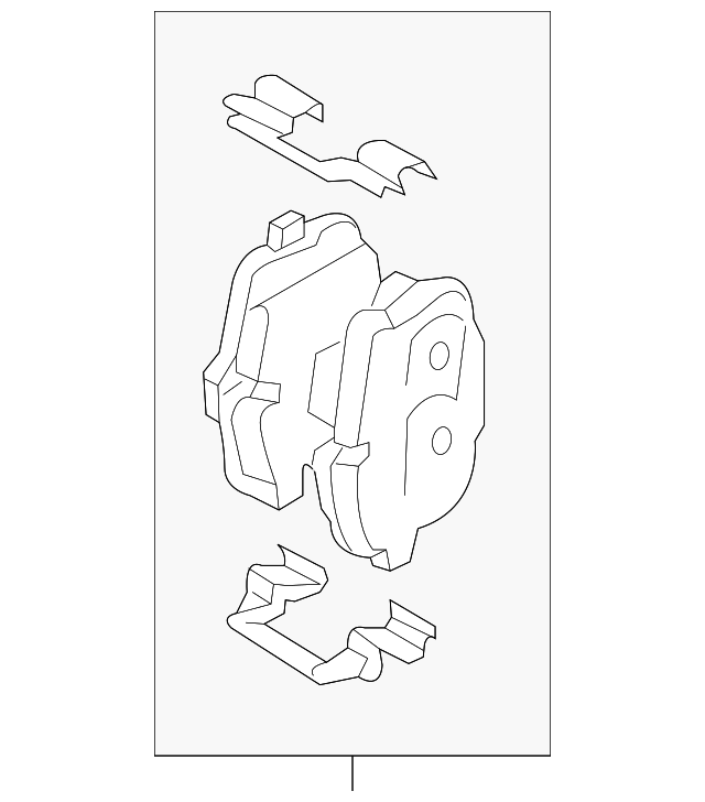 Комплект гальмівних накладок, дискове гальмо 34216890354 BMW