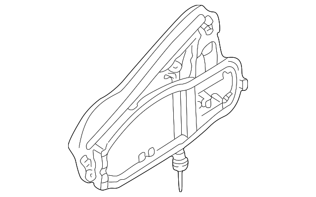 Кронштейн ручки двері лівої e53 51218243615 BMW