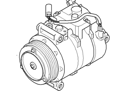 Компресор, система кондиціонування повітря 64526983098 BMW