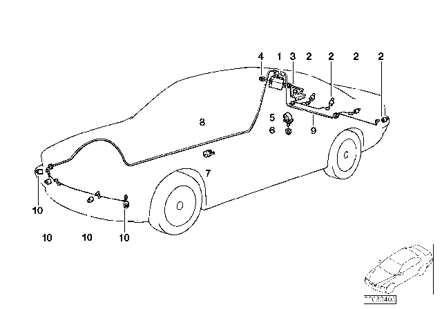 Датчик, паркувальний датчик 66202240953 BMW