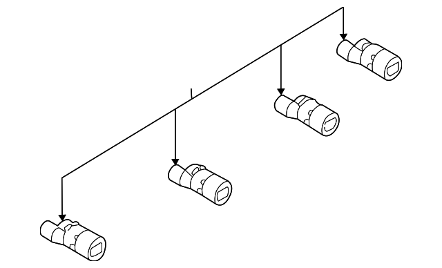 Датчик, паркувальний датчик 66216902180 BMW